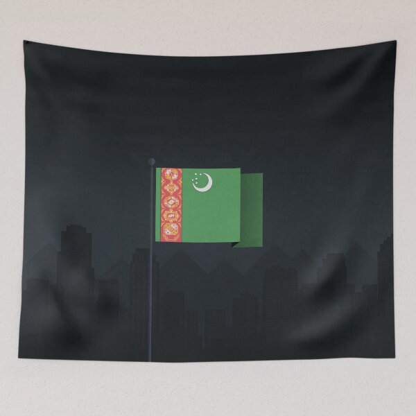 Item preview, Turkmenistan designed and sold by FlatFlags.