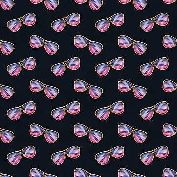 Imagen de la obra Aesthetic Sunglasses Pattern 2 de PatternTale