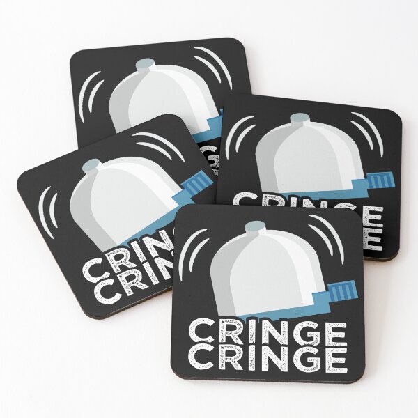 Item preview, Cringe Button Bicycle Bell Meme Cringe Alert designed and sold by alltheprints.