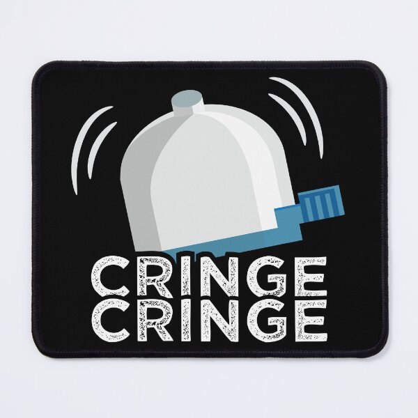 Item preview, Cringe Button Bicycle Bell Meme Cringe Alert designed and sold by alltheprints.