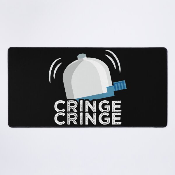 Item preview, Cringe Button Bicycle Bell Meme Cringe Alert designed and sold by alltheprints.