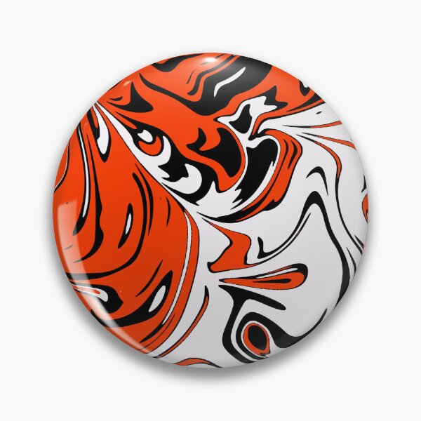 Item preview, Orange white black Liquid Abstract Art  designed and sold by Tshirtstory.