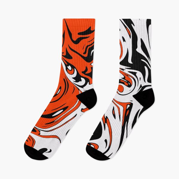 Item preview, Orange white black Liquid Abstract Art  designed and sold by Tshirtstory.