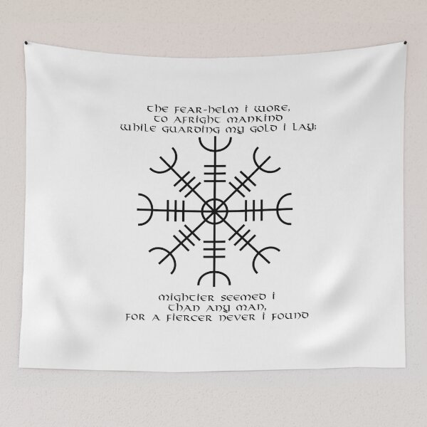 Item preview, The Helm of Awe - Aegishjalmur - Poetic Edda designed and sold by IKET.