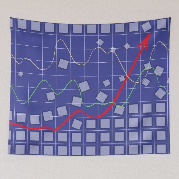 Item preview, Graph with colored lines  designed and sold by ReflectedCrafts.