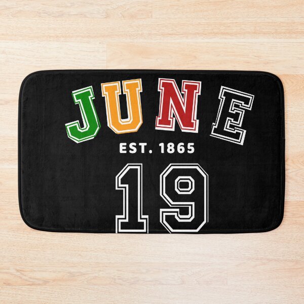 Item preview, Varsity June 19 Black Pride Juneteenth 2022 Fathers Day Gift Emancipation Black Power 1865 Black History Month  Afro African American designed and sold by InPrintedWord.