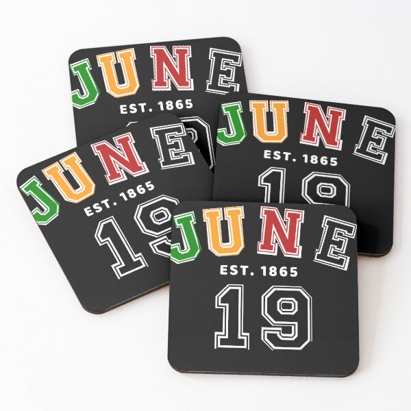 Item preview, Varsity June 19 Black Pride Juneteenth 2022 Fathers Day Gift Emancipation Black Power 1865 Black History Month  Afro African American designed and sold by InPrintedWord.