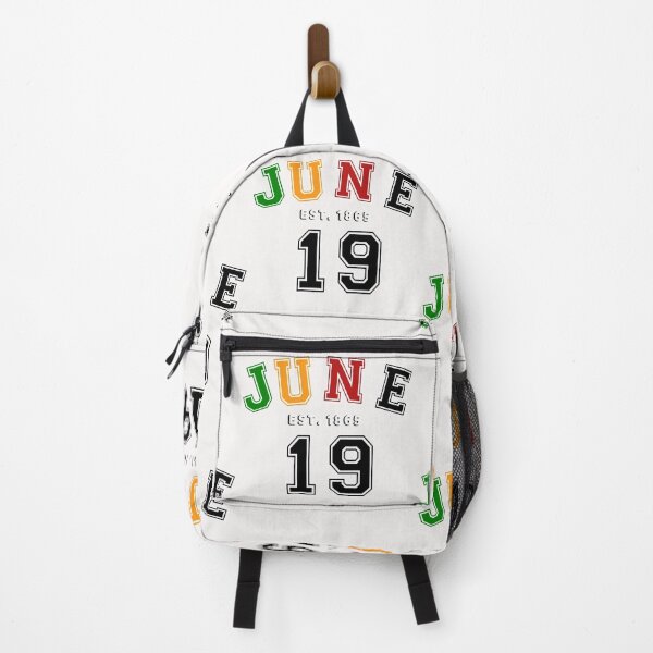 Item preview, Varsity June 19 Black Pride Juneteenth 2022 Fathers Day Gift Emancipation Black Power 1865 Black History Month Afro African American designed and sold by InPrintedWord.