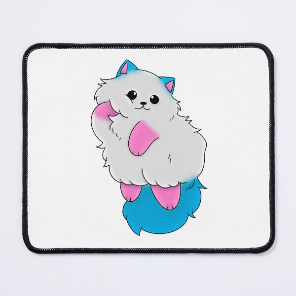Item preview, Transgender pride flag cat designed and sold by ManiCreates.