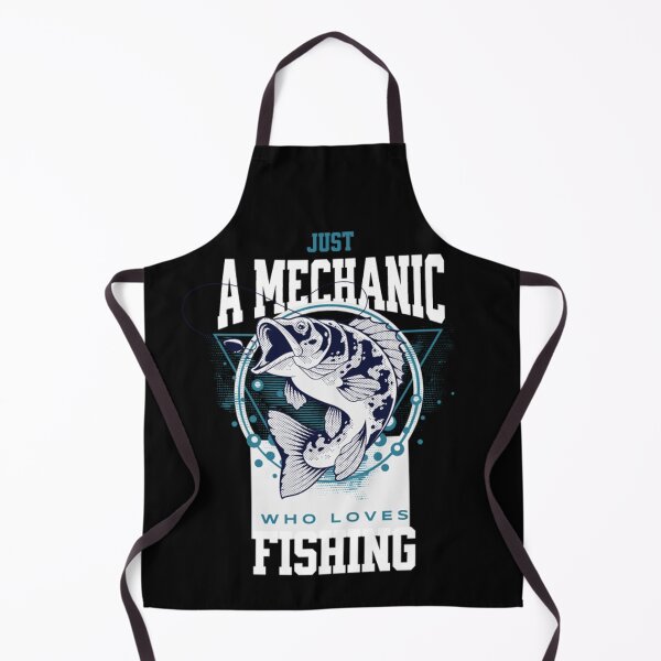Item preview, Just A Mechanic Who Loves Fishing designed and sold by Tiem Shop ★★★★★.