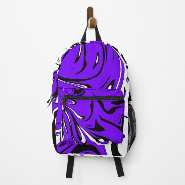 Item preview, Violet white black Liquid Abstract Art designed and sold by Tshirtstory.