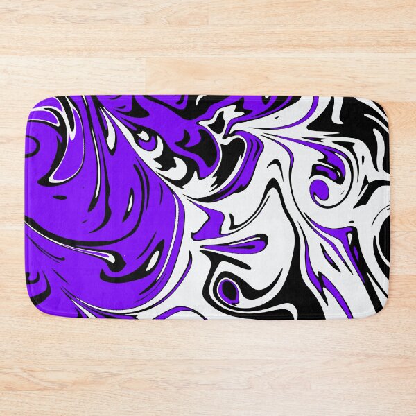 Item preview, Violet white black Liquid Abstract Art  designed and sold by Tshirtstory.
