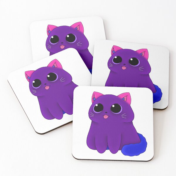 Aperçu de l'œuvre Bisexual pride flag cat créée et vendue par ManiCreates.