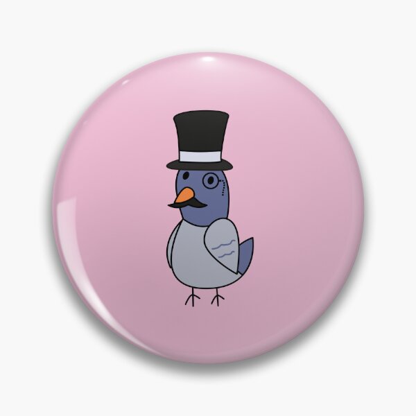 Artikelvorschau, Cute fancy pigeon with top hat and monocle entworfen und verkauft von ZJOCreative.