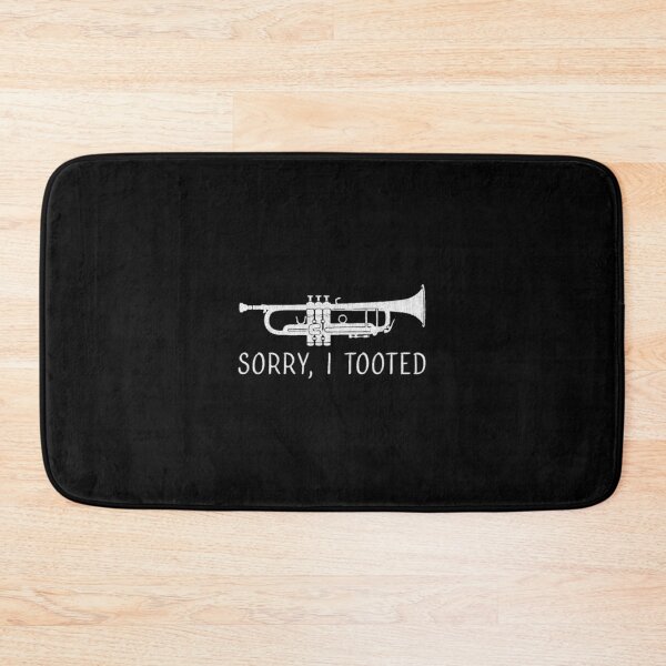 Item preview, Sorry I Tooted Marching Band Trumpet distressed de designed and sold by GiaTianes.