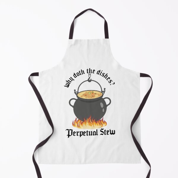 Item preview, Perpetual Stew Broth cauldron Medieval History Studies designed and sold by alltheprints.