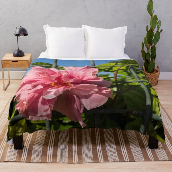 Item preview, Escape Artist - Double Hibiscus Through the Fence designed and sold by Georgia Mizuleva.