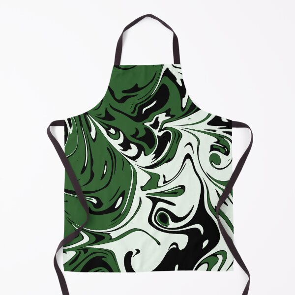 Item preview, Green Black liquid abstract Art  designed and sold by Tshirtstory.