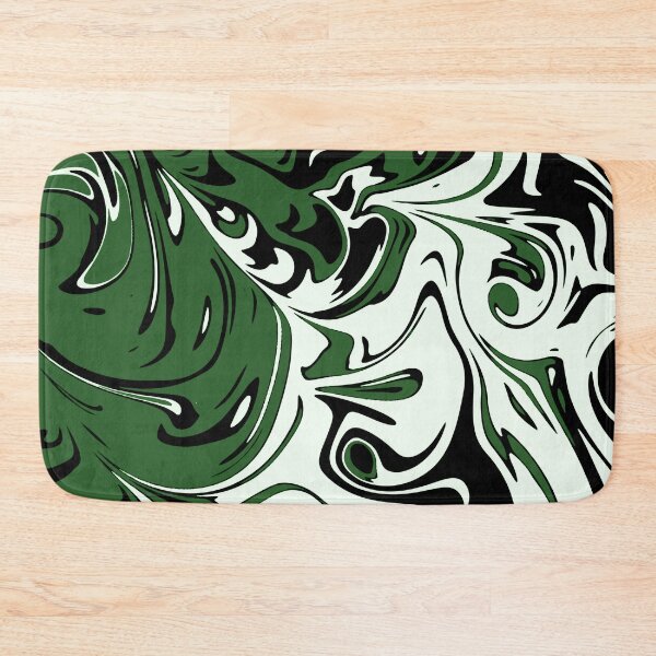 Item preview, Green Black liquid abstract Art  designed and sold by Tshirtstory.