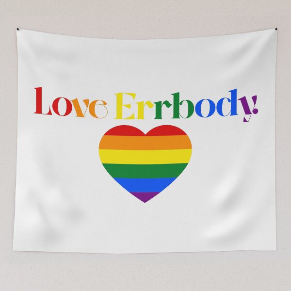 Item preview, Love Errbody || Typography || Pride colors designed and sold by mindischaos.