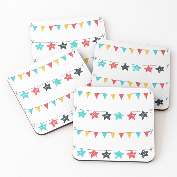 Item preview, 4pcs Multicolor Pennant Banners designed and sold by Eagerly Elementary Music.