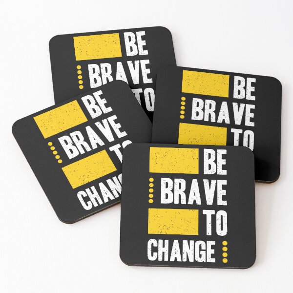 Item preview, Be Brave To Change Always Think To Be Positive Aspire To Inspire Before The Expire Funny Saying Happy Life Apparel Essential Motivation Inspiration Joy Mood designed and sold by DesignByHeartUK.
