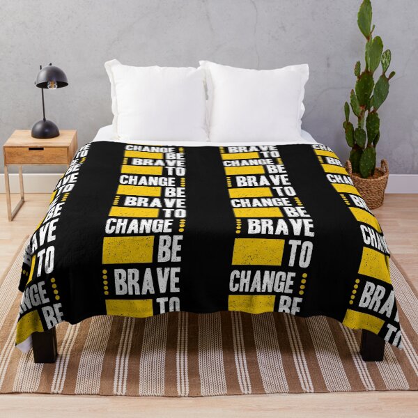 Item preview, Be Brave To Change Always Think To Be Positive Aspire To Inspire Before The Expire Funny Saying Happy Life Apparel Essential Motivation Inspiration Joy Mood designed and sold by DesignByHeartUK.