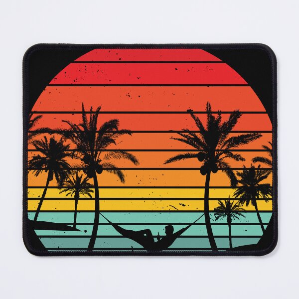 Item preview, Vintage Plam Tree Beach Time Summer Sunset designed and sold by Mariano Topno.