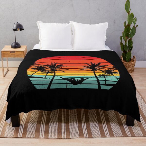 Item preview, Vintage Plam Tree Beach Time Summer Sunset designed and sold by Mariano Topno.