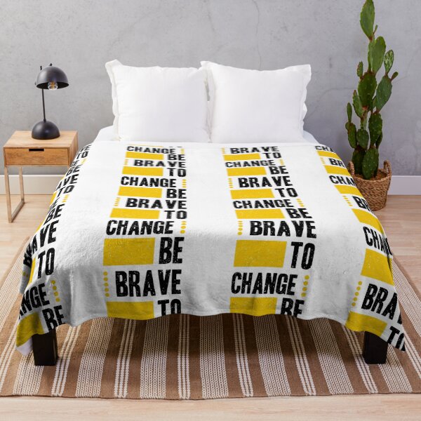 Item preview, Be Brave To Change Always Think To Be Positive Aspire To Inspire Before The Expire Funny Saying Happy Life Apparel Essential Motivation Inspiration Joy Mood designed and sold by DesignByHeartUK.