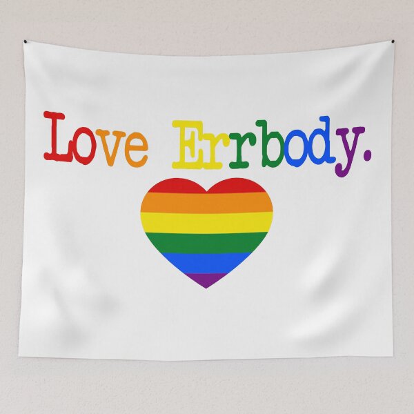 Item preview, Love Errbody || Typography || Pride colors designed and sold by mindischaos.