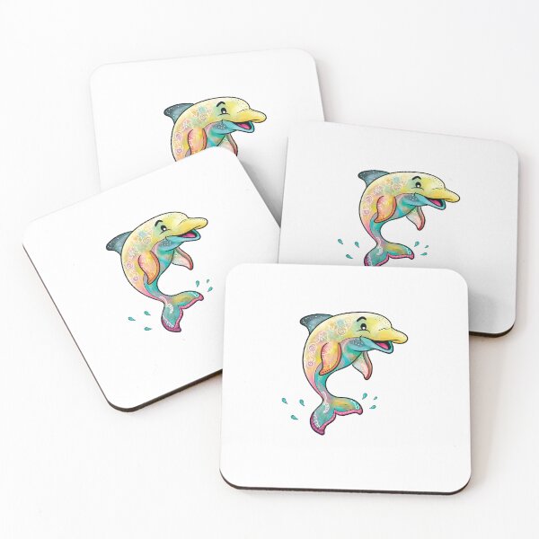 Item preview, Delfín colorido con dibujo designed and sold by Designer-Girl.
