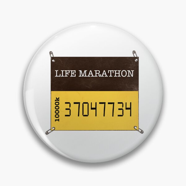 Item preview, Marathon bib of life designed and sold by noicethingys.