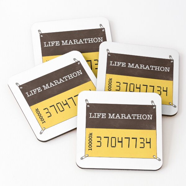 Item preview, Marathon bib of life designed and sold by noicethingys.
