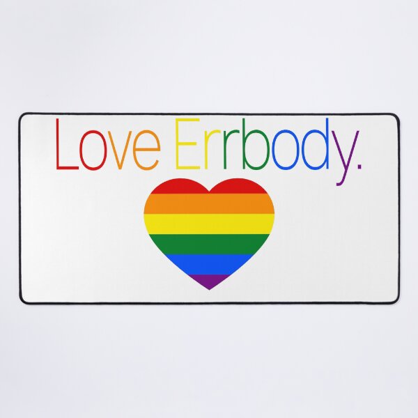 Item preview, Love Errbody || Typography || Pride colors designed and sold by mindischaos.