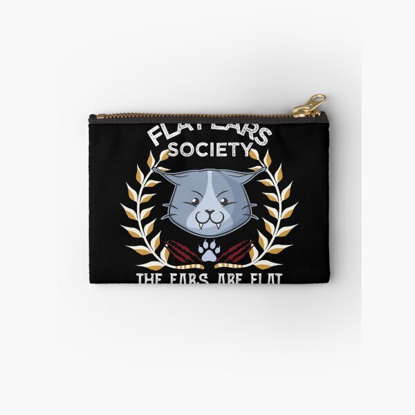 Item preview, The Flat Ear Society Angry Cat Funny Meme designed and sold by alltheprints.