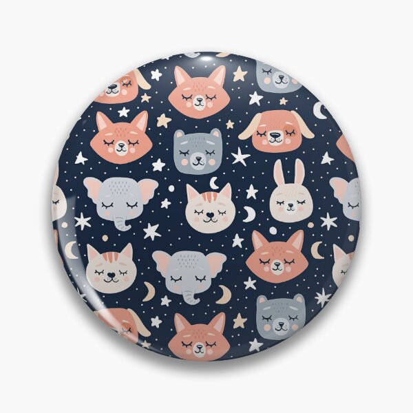 Item preview, Cute sleep animal pattern designed and sold by vanyadesign.