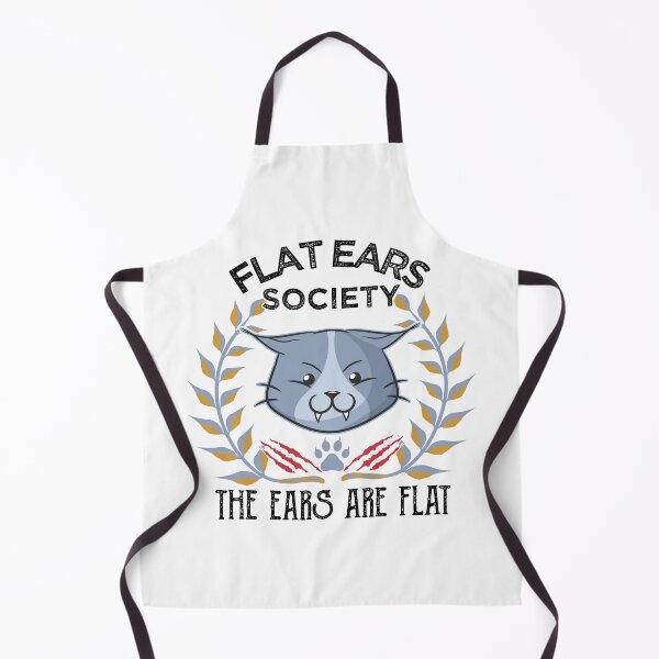Item preview, The Flat Ear Society Angry Cat Funny Meme designed and sold by alltheprints.