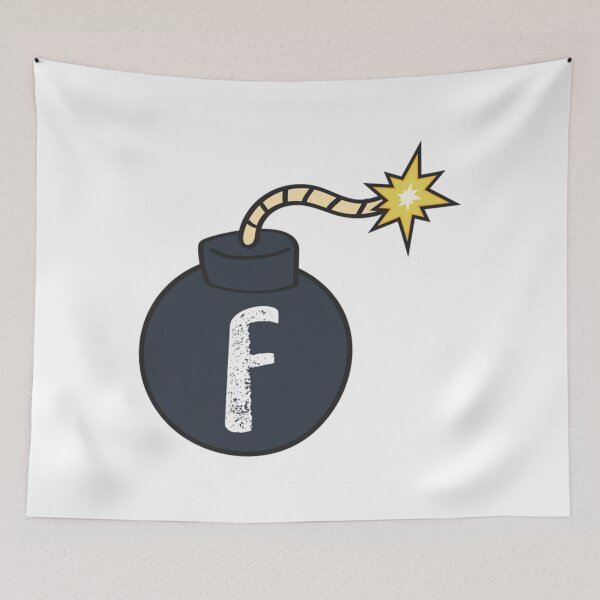 Item preview, F Bomb T-ShirtF-Bomb_Retro Typography_Visual Pun  designed and sold by HoteiKiyoshi.
