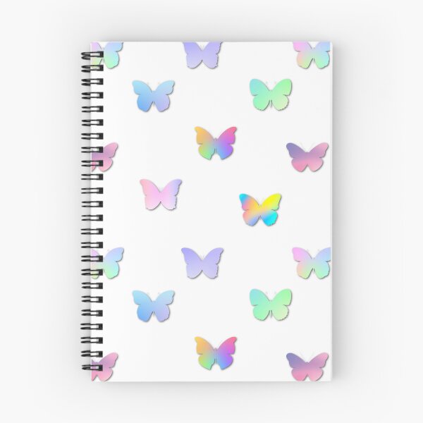 Item preview, 8pcs Butterfly Sticker Sheet || Neon & Pastel Gradient designed and sold by Eagerly Elementary Music.