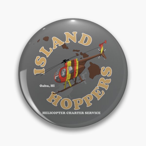 Artikelvorschau, Magnum PIs Island Hoppers Helicopter Charter Service entworfen und verkauft von LukasAver.