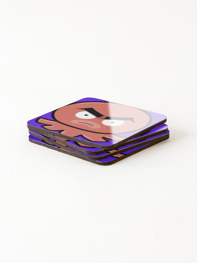 Thumbnail 4 of 5, Coasters (Set of 4), Anime Octopus designed and sold by RudigerGoll.
