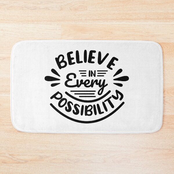Item preview, Believe in Every Possibilit Always Think To Be Positive Aspire To Inspire Before The Expire Funny Saying Happy Life Apparel Essential Motivation Inspiration Joy Mood designed and sold by DesignByHeartUK.