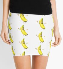 Toon banana 2 Mini Skirt