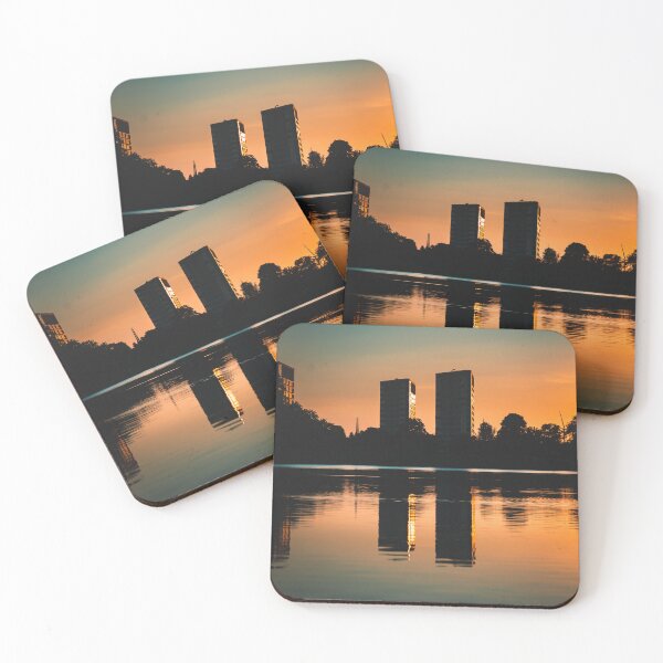 Item preview, Towers reflecting in the pond designed and sold by roeltimmermans.