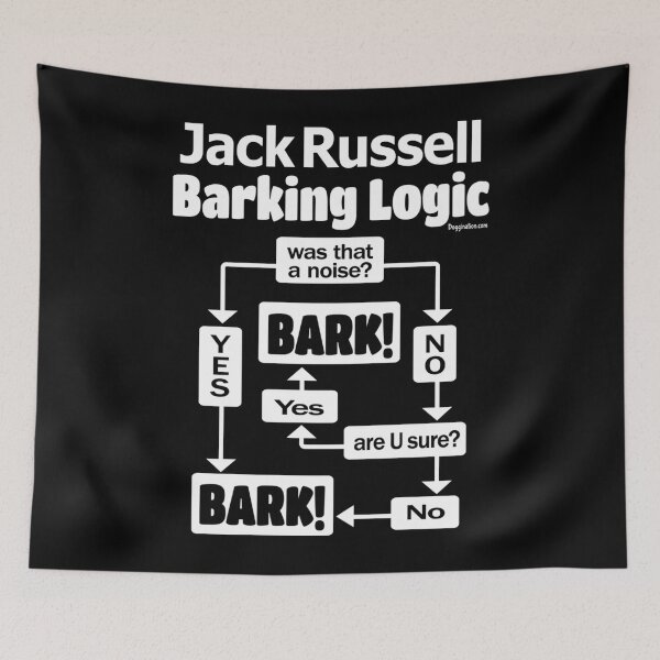 Artikelvorschau, Jack Russell Terrier Barking Logic Essential entworfen und verkauft von blowfilpusx.