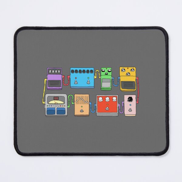 Item preview, GUITAR PEDALS Recording Studio Engineer Guitarist Gear Foot Effect Pedals Music Illustration Mug Sti designed and sold by AntoniofCaruso.