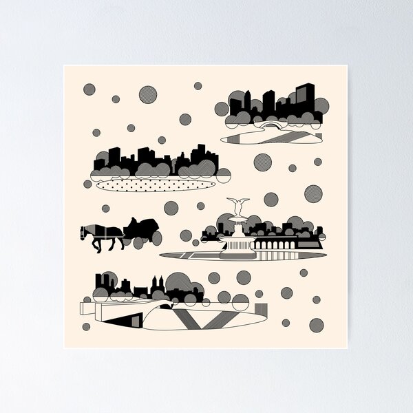 Item preview, central park snow designed and sold by gray79.