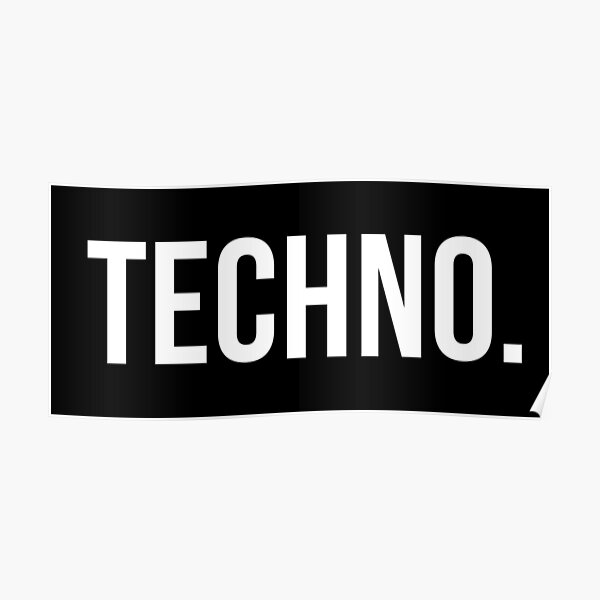 Techno Poster