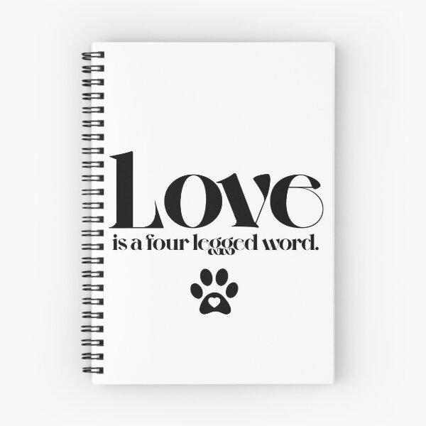 Item preview, Love is a four legged word Typography Deisgn designed and sold by mindischaos.